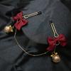 SM Props Bowknot Breast Clamps Bell Chain Clip Metal Punishment Training Girlfriend Molestation Adult Sex Toys