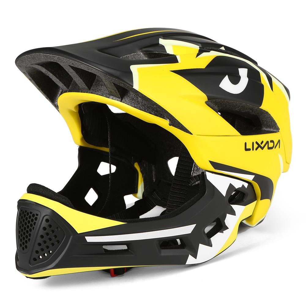 Lixada Kids Detachable Full Face Bike helmet Children's Sports Child Cycling mtb Motorcycle Skateboarding Roller Skating Helmet