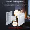 GIRIER Tuya Smart Dry Contact Switch Module WiFi DIY Breaker Relay Supports DC5V/12-48V AC100-240V Input/Output Works with Alexa