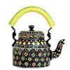 Дизайнерский алюминиевый чайник ручной росписи для чая/кофе, для домашнего декора, для подарка на Дивали, вместимость 1 л,