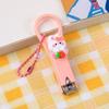 Cute Strawberry Bunny Nail Clipper/Sitting Strawberry Bunny + Bead Chain 2p X (2 Pieces)