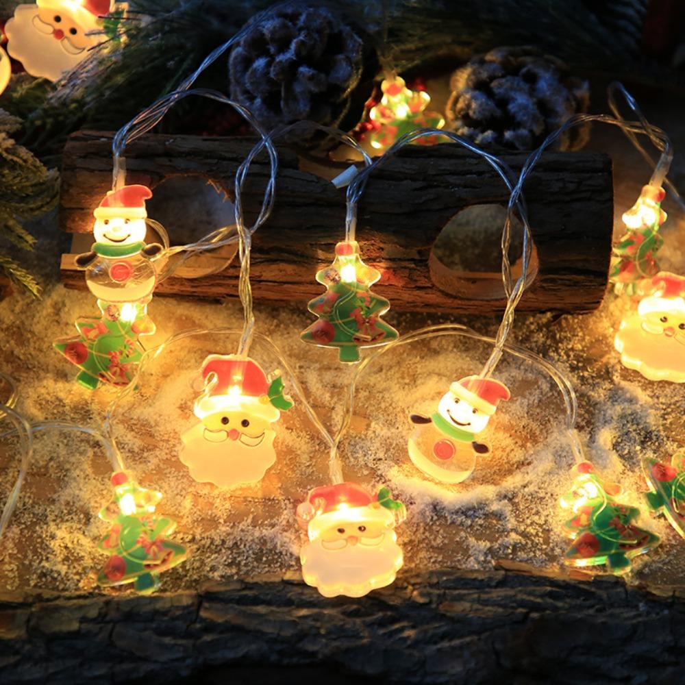 Snowman Christmas Light String Christmas Tree Xmas Ornaments Light Christmas Lights Strip Party