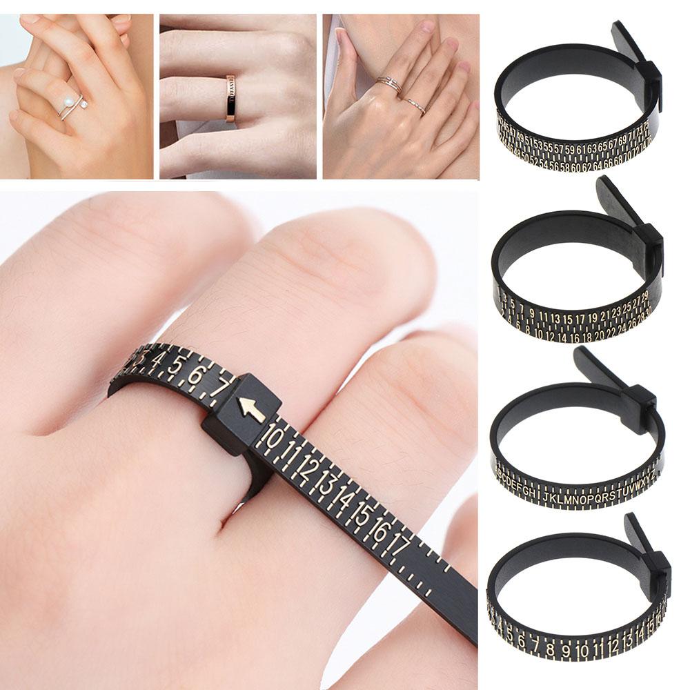 US UK EU Ring Measurement HK JP Soft Ruler For Wedding Band Ring Sizer Jewelry Tools Measure Gauge