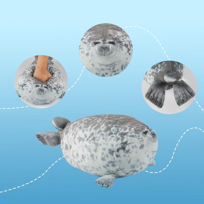 Мягкая подушка Angry Blob Seal, пухлая 3D новинка, кукла морского льва, плюшевая мягкая игрушка, детская подушка для сна, подарки для детей и девочек
