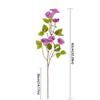 Long Branch Artificial Viola Tricolor Flower Simulation Artificial Greenery  Wedding