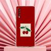 Чехол для телефона Samsung A56 A36 A26 A24 A16 A14 A12 A32 A50 A70 A20E A22 A40 A34 A54 A42 A52 5G A04s A06 Красная Вишня