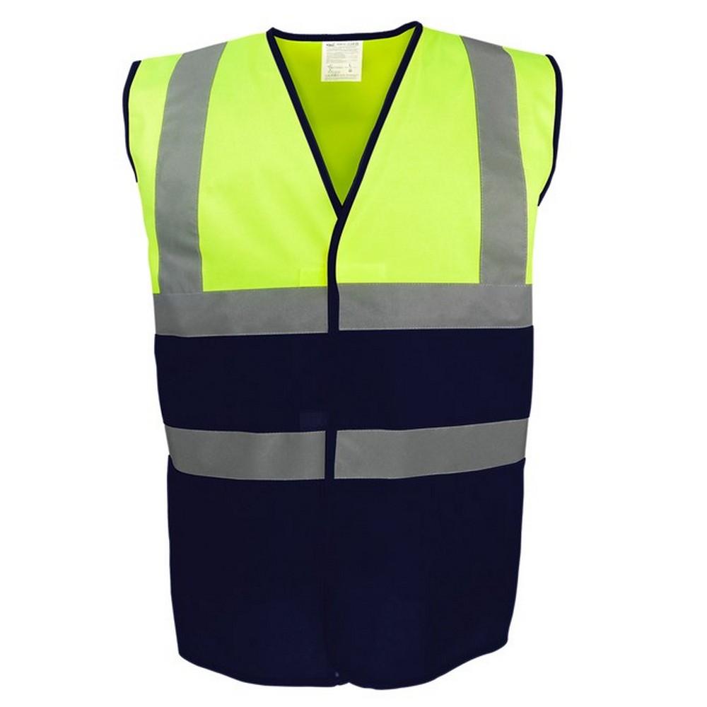 Yoko Unisex Adult Two Tone Hi-Vis Vest