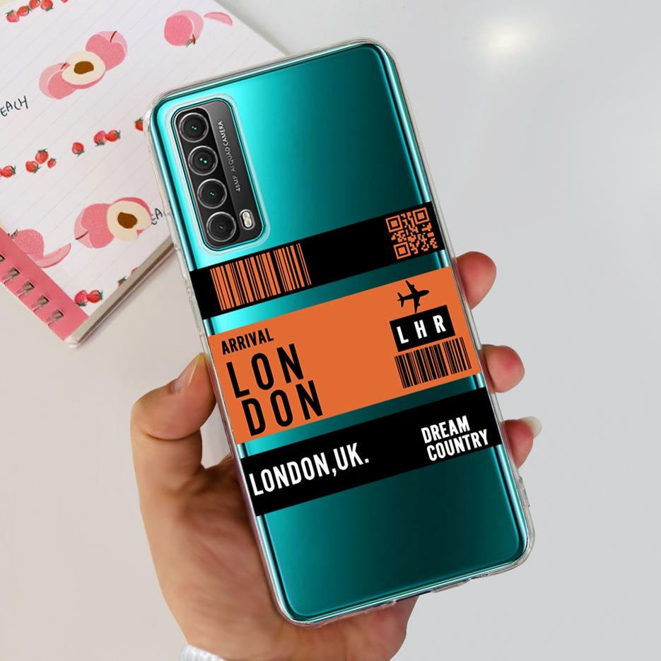 Для Huawei P Smart 2021 Чехол PPA-LX1 PPA-LX2 Новый Модный Расписной Чехол Мягкий ТПУ Чехол для Телефона Для Huawei Y7a Psmart 2021 Coque Capa