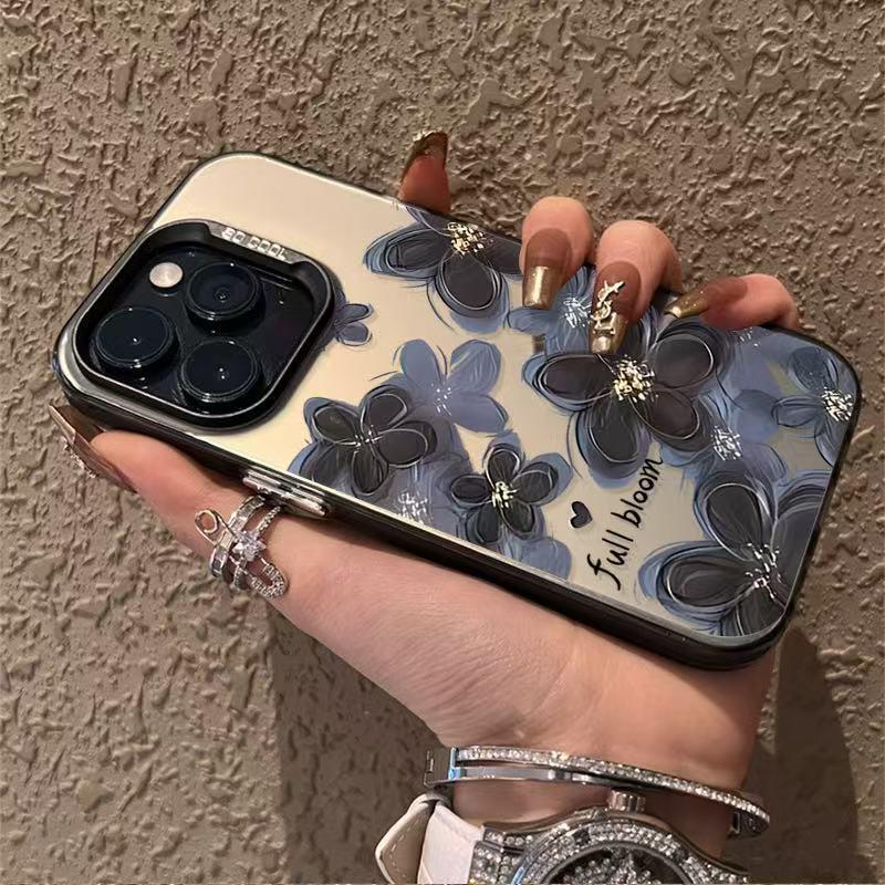 Ink Wash Floral Phone Case for iPhone 17/16 Pro/15 Pro Max/14/13