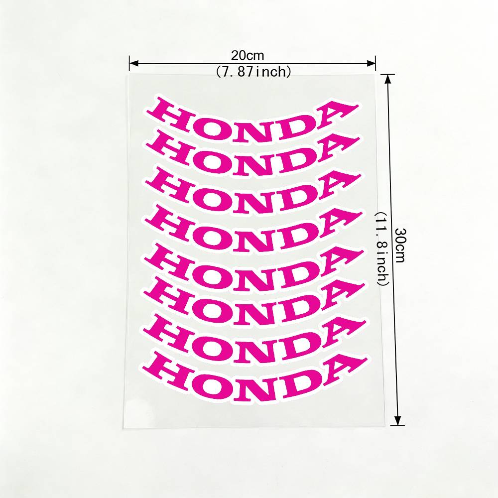 FIQ1 For Honda 18 colors Reflective motorcycle stickers, 3M safety warning at night in the dark scooter helmets
