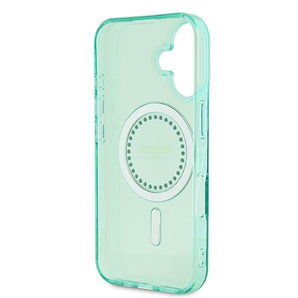 Etui do iPhone 16 Plus Guess MagSafe Hardcase Zielony