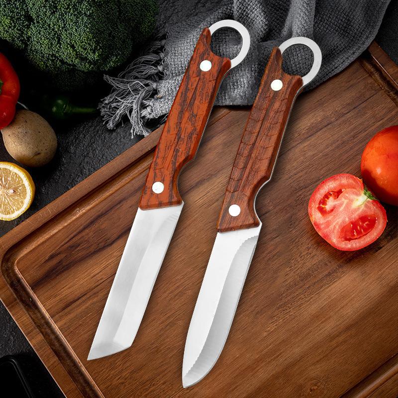 Stainless Steel Fruit Knife Boning Knife Kitchen Vegetable Cutter BBQ Sushi Knives