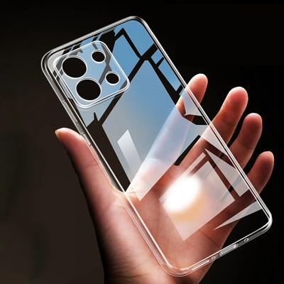 Ультратонкий прозрачный силиконовый мягкий чехол-накладка для Xiaomi Redmi Note 13 13R Pro Plus 13 4G 5G Полная защита камеры Задняя крышка 13C