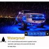 PSEQT 10 Pcs LED Rock Strip Lights Car Exterior Underglow Wheel Fender Well Lighting Kits Waterproof For Golf Cart Wrangler Offroad Truck RV UTV ATV