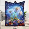 1pc Sunflower Pattern Blanket Comfortable Soft Lightweight Perfect for Travel Camping Picnics Sofa Office Bed Living Room Ideal Gift for Friends