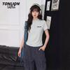 Женская быстросохнущая футболка TonLion с защитой от солнца, приталенная