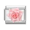 Colorful Crystal Candy Love Rose Flower Tulip Butterfly Fit 9mm Italian Charms Bracelet Stainless Steel Jewelry DIY Making Gifts