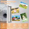 12Pcs Magnetic Picture Frames 4x6In Magnetic Photo Pocket with White Border Reusable Sign Holder Clear PVC Magnetic Photo Frame