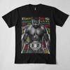 Мужская хлопковая футболка UFC Хищник Графика Черный Атлетический Повседневный Стиль Фитнес Мышечная Футболка - Мужская Летняя Хлопковая Футболка с Графикой