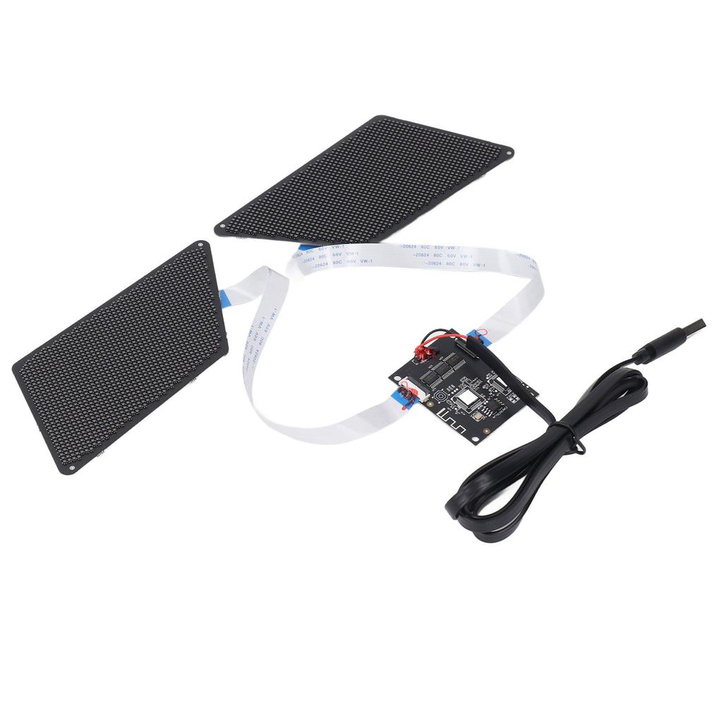 Светодиодный знак «глаз» с разрешением 48 X 96, управляемый через приложение BT, питание от USB, светодиодный знак для анимации слов и картинок