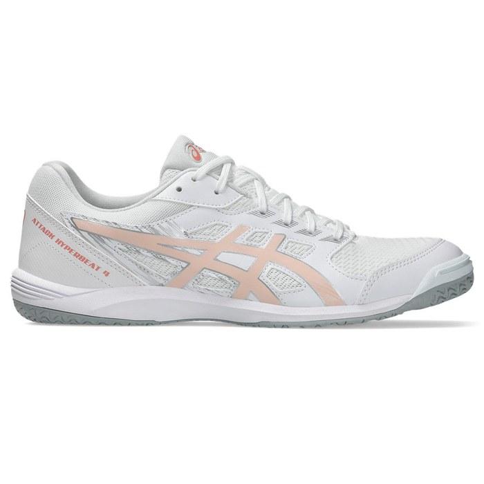 [Asics] Table Tennis Shoes ATTACK HYPERBEAT 4 White/Breeze 23.5 cm 2E