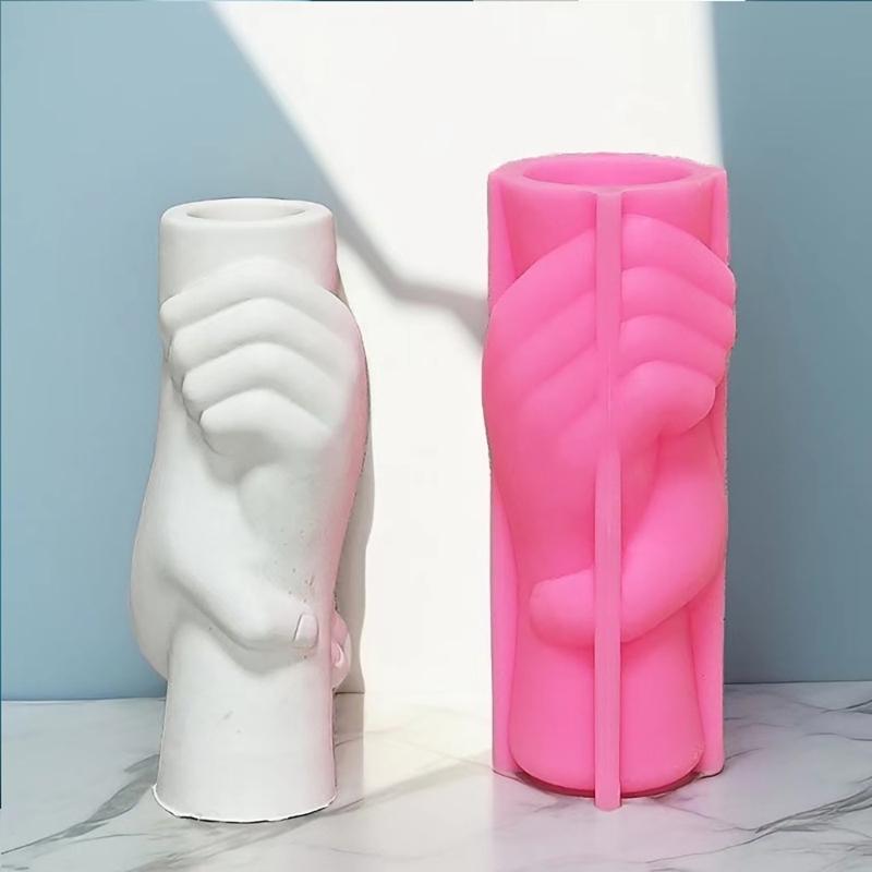 Ручная ваза, силиконовая форма, 3D кашпо, цементная гипсовая форма, смола, форма для цветочного горшка, сочные растения, цветочные горшки, декоры