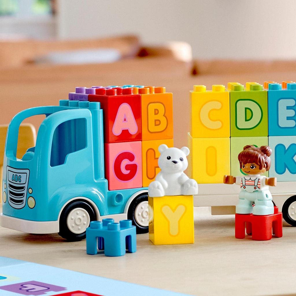 LEGO Duplo First Duplo Alphabet Truck 10915 Toy Block Gift Infant Baby STEM Educational Truck Boys Girls 1 and a Half Years Old and Up
