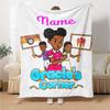 Customiz Name Personality Gracies Corner  Blanket Soft &Warm Sofa Office Bed Travel Lunch Break Blanket, Gift Suitable All Seasons