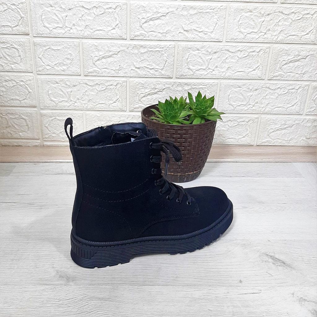 Polact 23001 Изумрудно-черные женские нескользящие кружевные ботинки на молнии