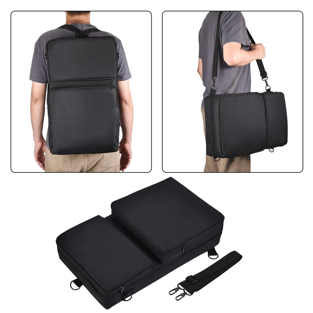 YipuVR Carrying Case for Pioneer Dj Soft Travel Storage Bag Compatible with DDJ 400 Inpulse 300 Native Instruments Traktor Kontrol S2 Mk3 DJ Pioneer,