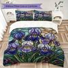 Exotic Vibrant Flora Pattern Bedding uilt Set uilt Cover Pillowcase Home Decoration Birthday Gift (1 * duvet cover + 2 * pillowcase without core)