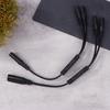 IEC 320 C8 2Pin Male To 2 X C7 Female Y Split Power Cable Около 28 см IEC 320 C7 To C8 Удлинительные шнуры C8 Male To C7 Female Cable