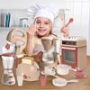 Kitchen Appliances Toy Kids Kitchen Accessories Pretend Play Set with Blender Coffee Maker Mixer with Sounds & Light