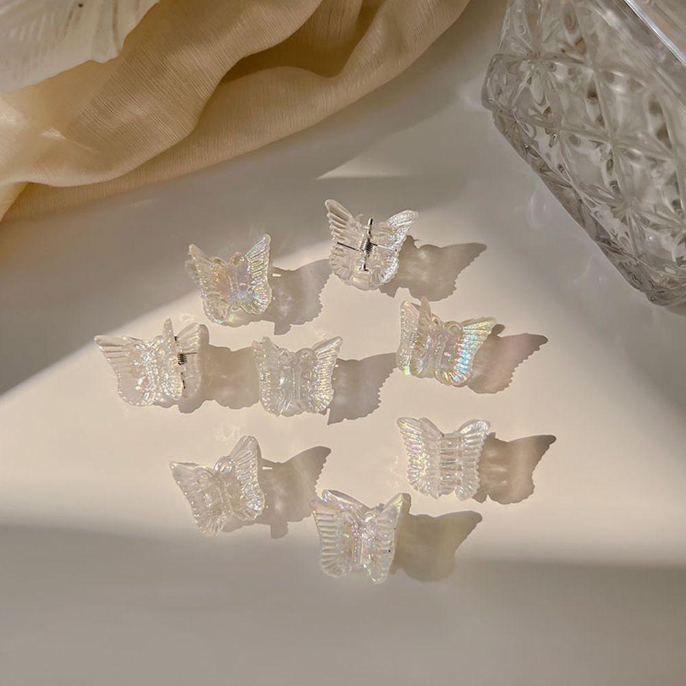Temperament Small Side Clip Transparent Hair Claw Korean Style Hair Clip Women Hair Accessories