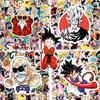 50/100 шт. Аниме Наклейки Dragon Ball для Детей DIY Граффити Скейтборд Ноутбук Бутылка для Воды Мотоцикл Мультяшные Наклейки
