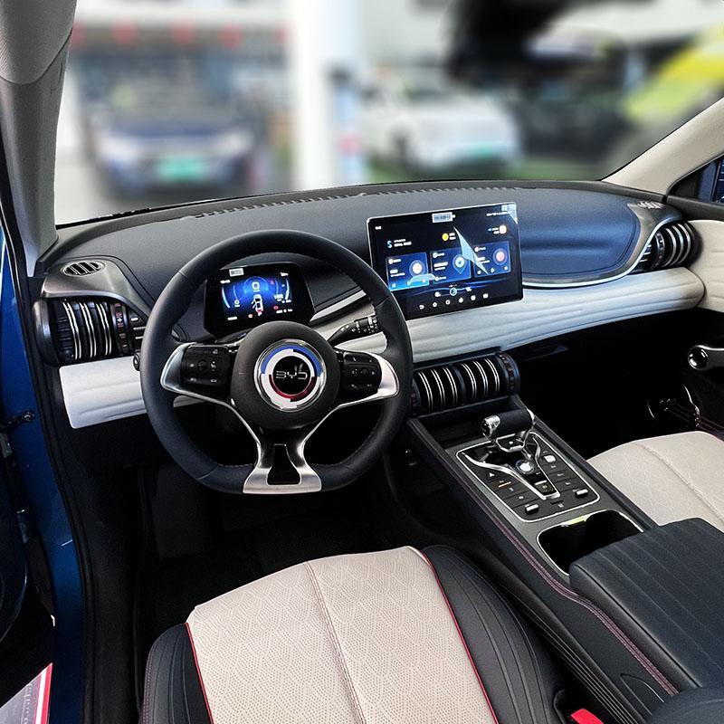 Автомобильное рулевое колесо, декоративная крышка, накладка, наклейка для BYD ATTO 3 Auto