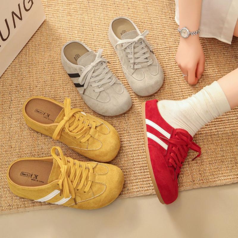 Толстоподошвенные толстоподошвенные головка сумки Birkenstock тапочки для женской верхней одежды весна и лето новые ретро однопедальные с юбкой тапочки