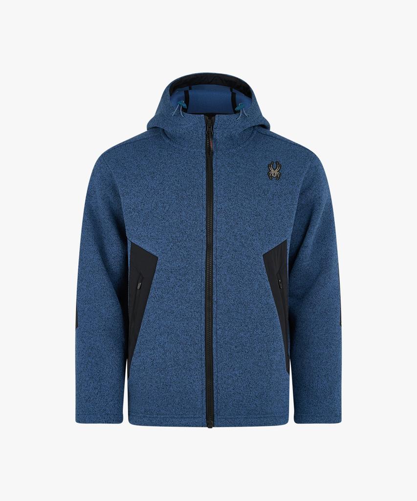 Spyder Men'S Bonded Fleece Zip-Up Hoodie Spkwcnft307Mblu