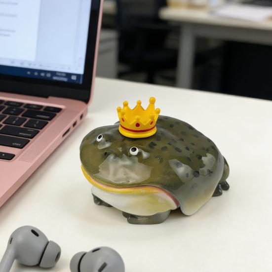 Уродливый чехол для наушников-вкладышей в виде короны лягушки для AirPods 1/2/3/4/Pro 1/2/3, чехол для зарядки беспроводных наушников, совместимых с Bluetooth, прозрачный защитный чехол для наушников