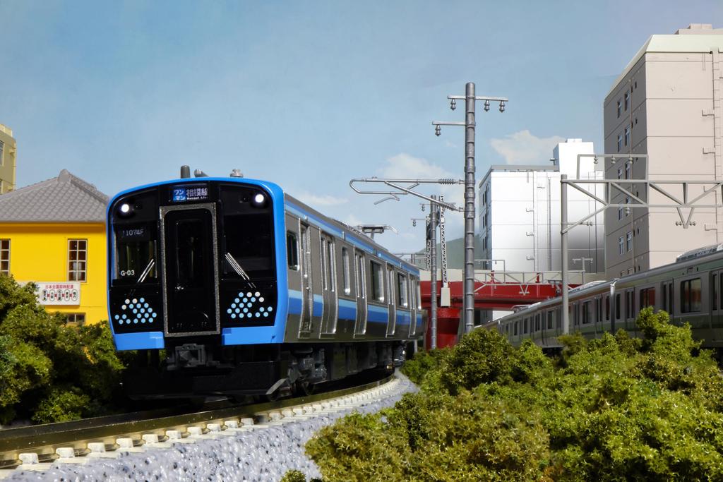 KATO N Gauge E131 Series 500 Series Sagami Line Set Railway Model Train 4-Car 10-1946