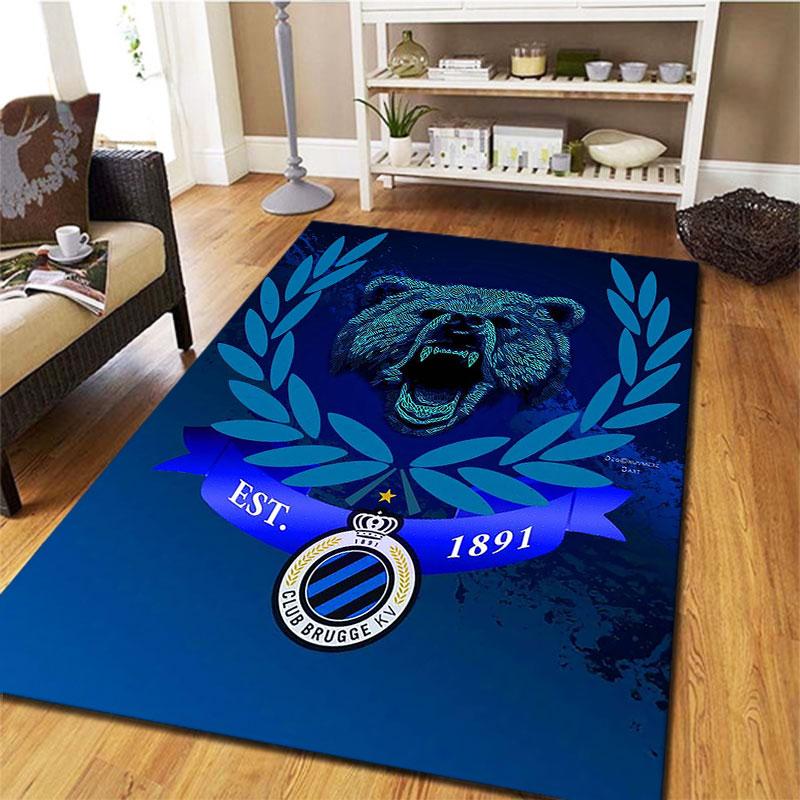 Club Brugge K.V Carpet Rug for Living Room Bedroom Home Sofa Decoration,Kids play Non-slip Floor Mat