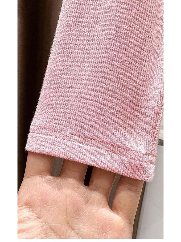 Women's Pink Modal Sleeveless Summer Cardigan - Ice Silk Knitted Shawl for Sun Protection and Air-Conditioned Rooms.