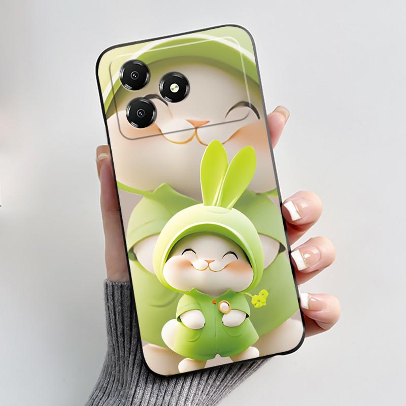 Чехол для телефона ZTE Blade A36 Чехол Z2472 Эстетичный Роскошный Милый Крутой Для Мальчиков Девочек Черный Матовый Мягкий Силикон Защитная Задняя Крышка