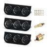 52mm Electrial Triple Kit(Voltmeter+oil Temp Gauge+Oil Pressure Gauge)Sensor Temperature Or Water Temperature Gauge