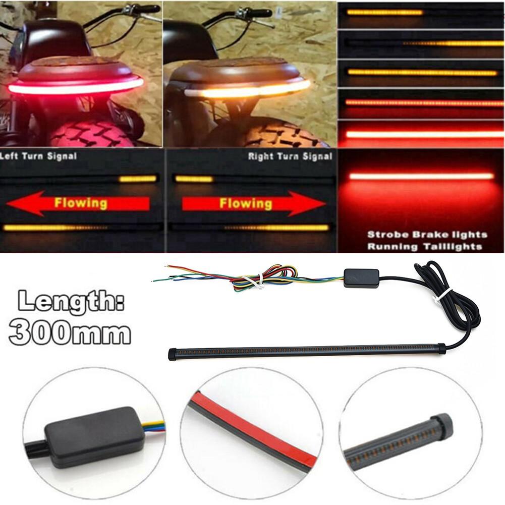 Brake Light Strip Turn Signal Waterproof Motorcycle Sequential Flowing