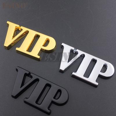 1 шт. 3D VIP JDM Стиль Значок Эмблема на Багажник Автомобиля Цинк Сплав Универсальный Дизайн Аксессуары для Задней Части Кузова Автомобиля Наклейка Стиль Значок