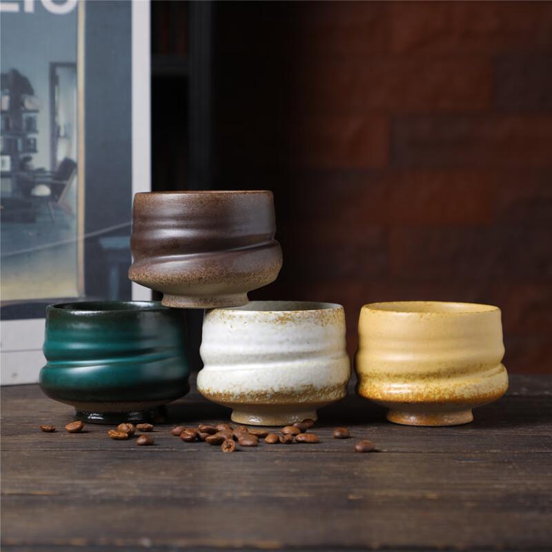Jimo Retro Ceramic Kiln-Glazed Japanese Teacup