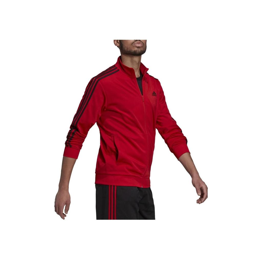Adidas 3-полосная трикотажная спортивная куртка мужская куртка малиновая H46104