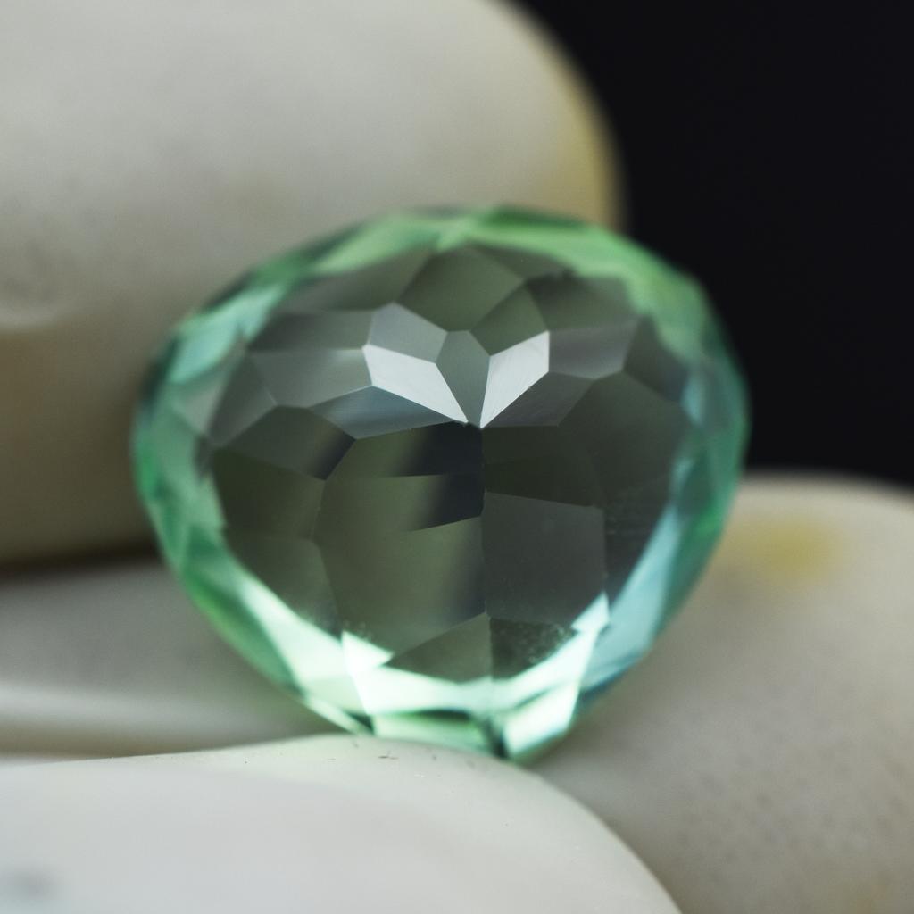 Natural Bluish Green Sapphire Loose Gemstone Pear Cut 10.55 ct September Birthday Birthstone