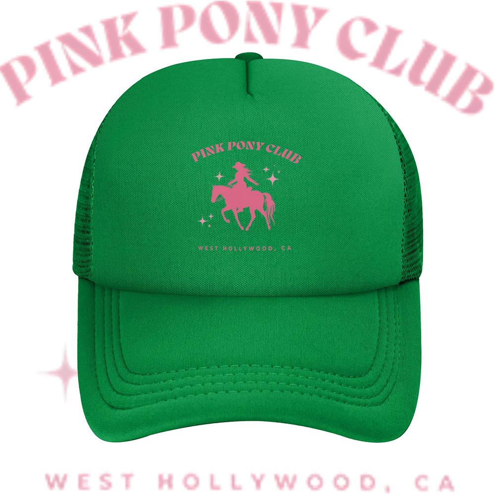 Cowgirl horse stars club text Baseball Cap Anime Graphic Hats Adult Unisex Women Sports Outdoor